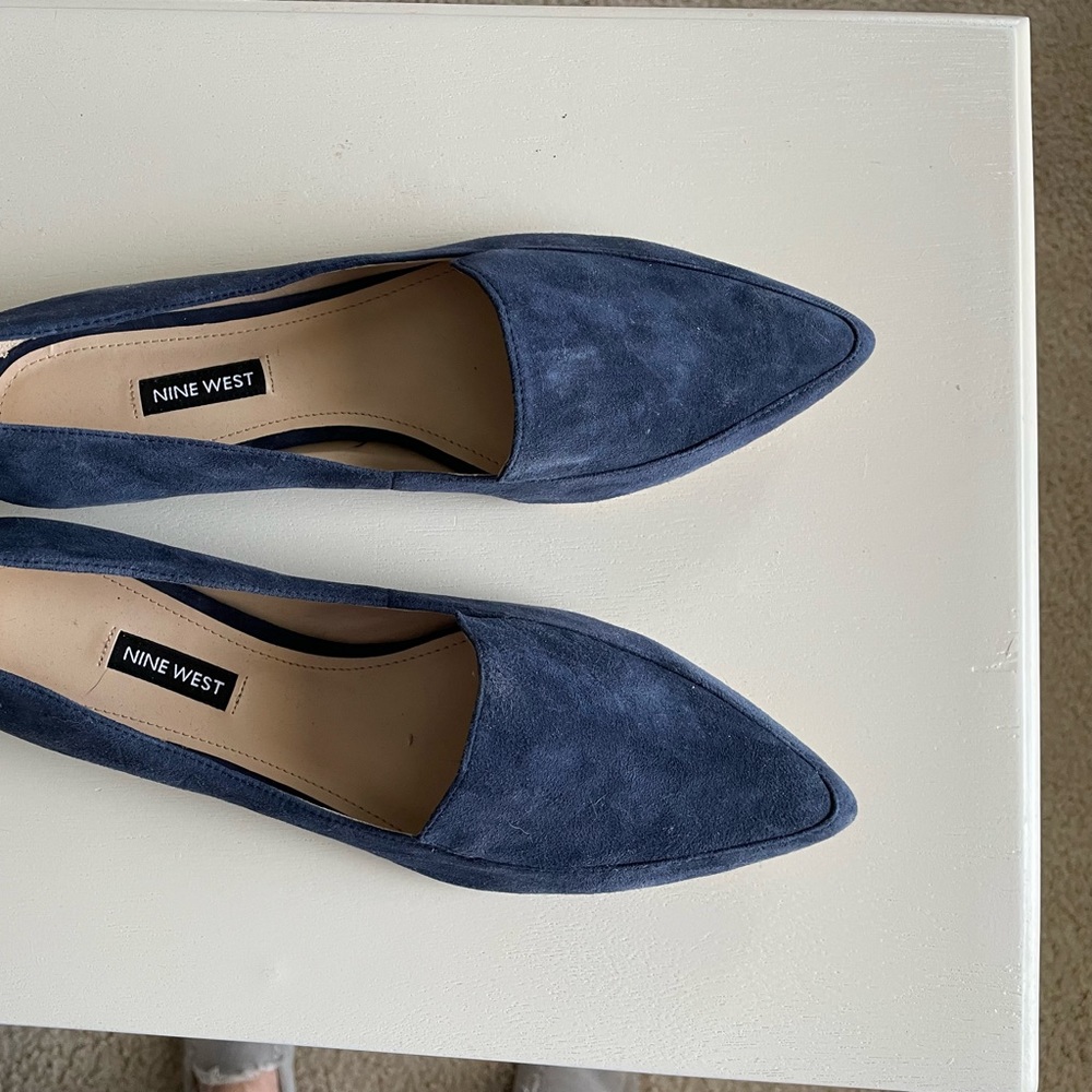 Nine West suede flats